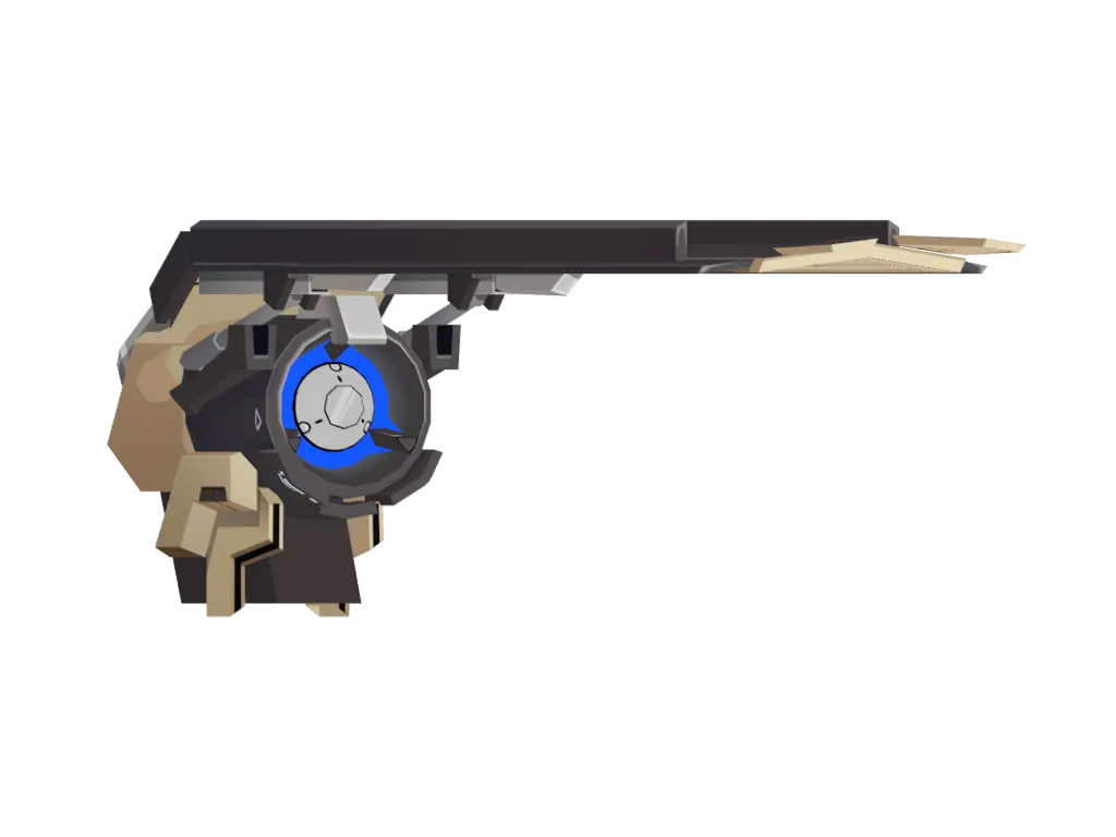 Himeko · Railgun 1 3D model from Honkai: Star Rail