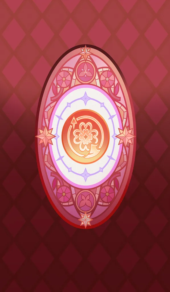 Klee · TCG talent card (Hexerei), background layer from Genshin Impact