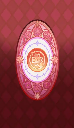 Klee · TCG talent card (Hexerei), background layer
