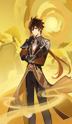 Zhongli · TCG card art