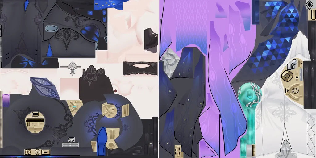 Jade · Body colour texture from Honkai: Star Rail