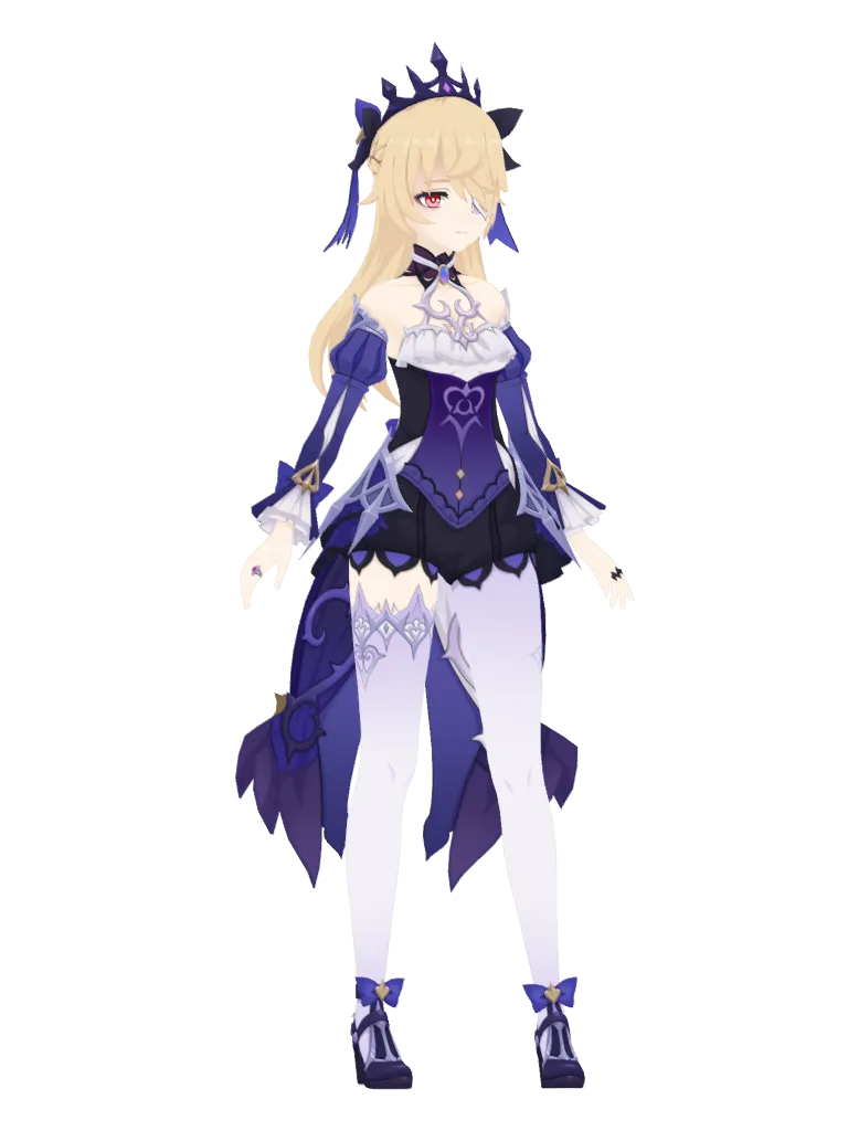 Fischl · Outfit 3D model from Genshin Impact