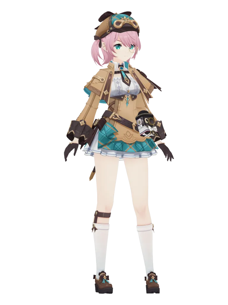 Charlotte · Outfit 3D model from Genshin Impact