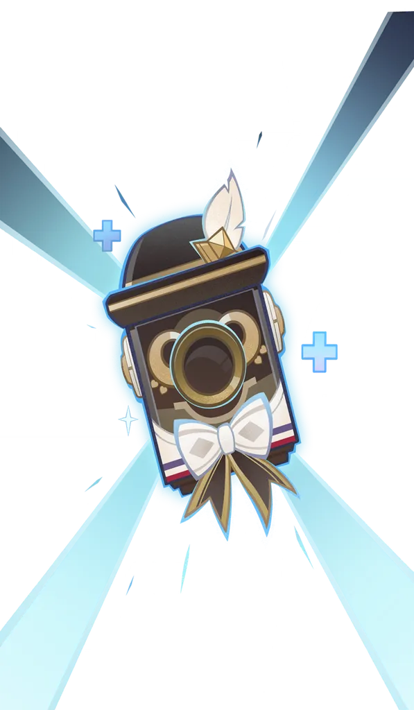 Charlotte · TCG summon: Newsflash Field, middle layer from Genshin Impact
