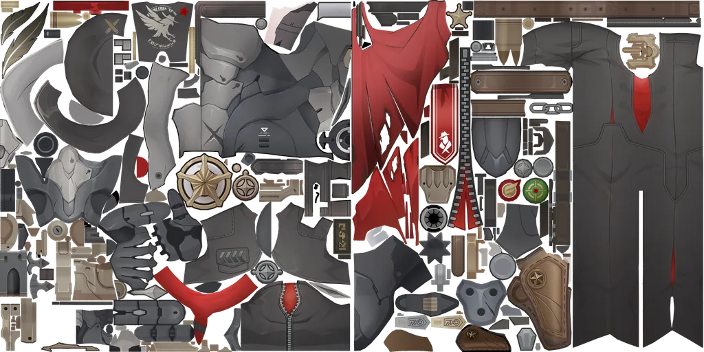 Boothill · Body colour texture from Honkai: Star Rail