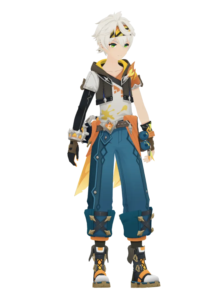 Bennett · Outfit 3D model from Genshin Impact