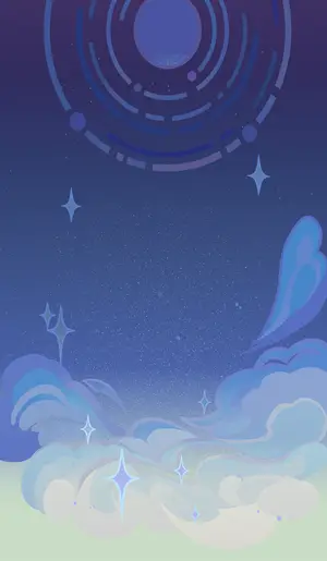 Furina · TCG talent card, background layer