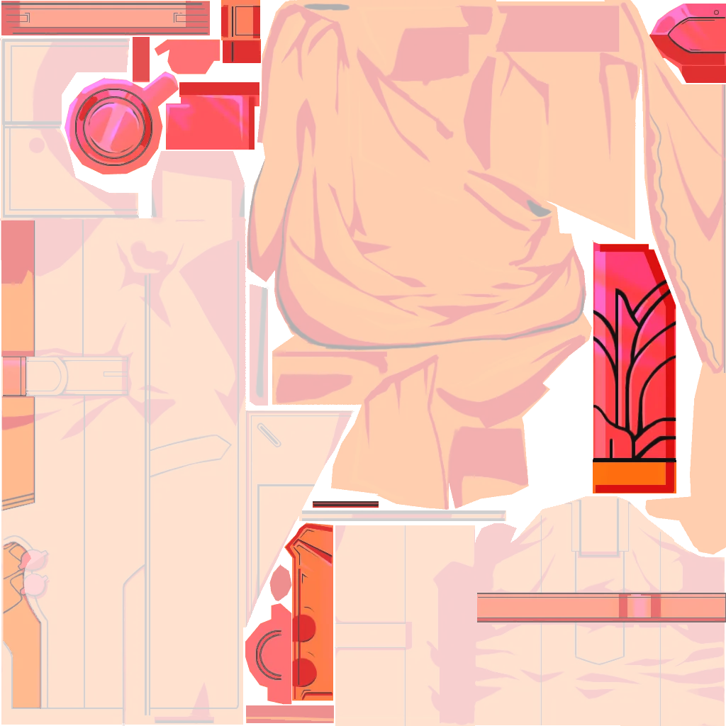 Welt · Body1 lightmap texture from Honkai: Star Rail