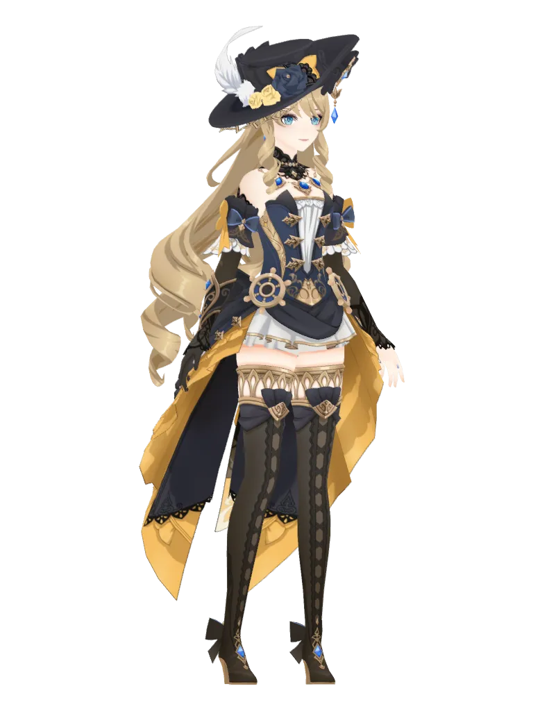 Navia · 3D model from Genshin Impact