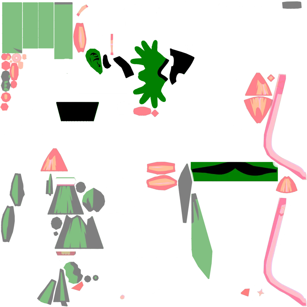 Qiqi · Body lightmap texture from Genshin Impact