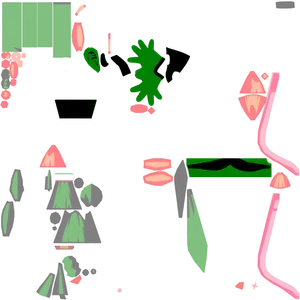 Qiqi · Body lightmap texture