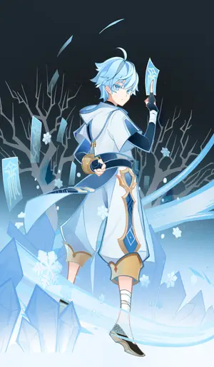 Chongyun · TCG card art from Genshin Impact