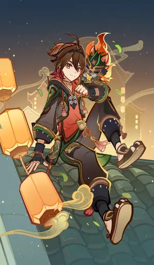 Gaming · TCG card art from Genshin Impact