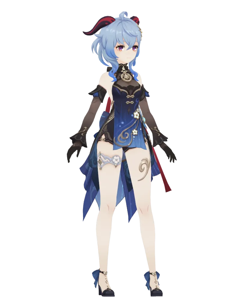 Ganyu · Outfit 3D model from Genshin Impact