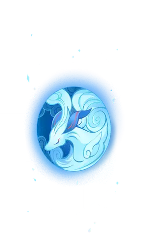 Ganyu · TCG summon: Sacred Cryo Pearl, middle layer