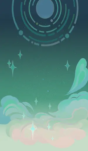 Xianyun · TCG talent card, background layer