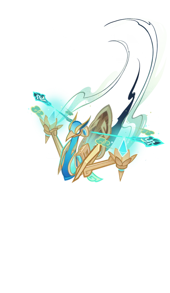 Xianyun · TCG summon: Starwicker, foreground layer from Genshin Impact