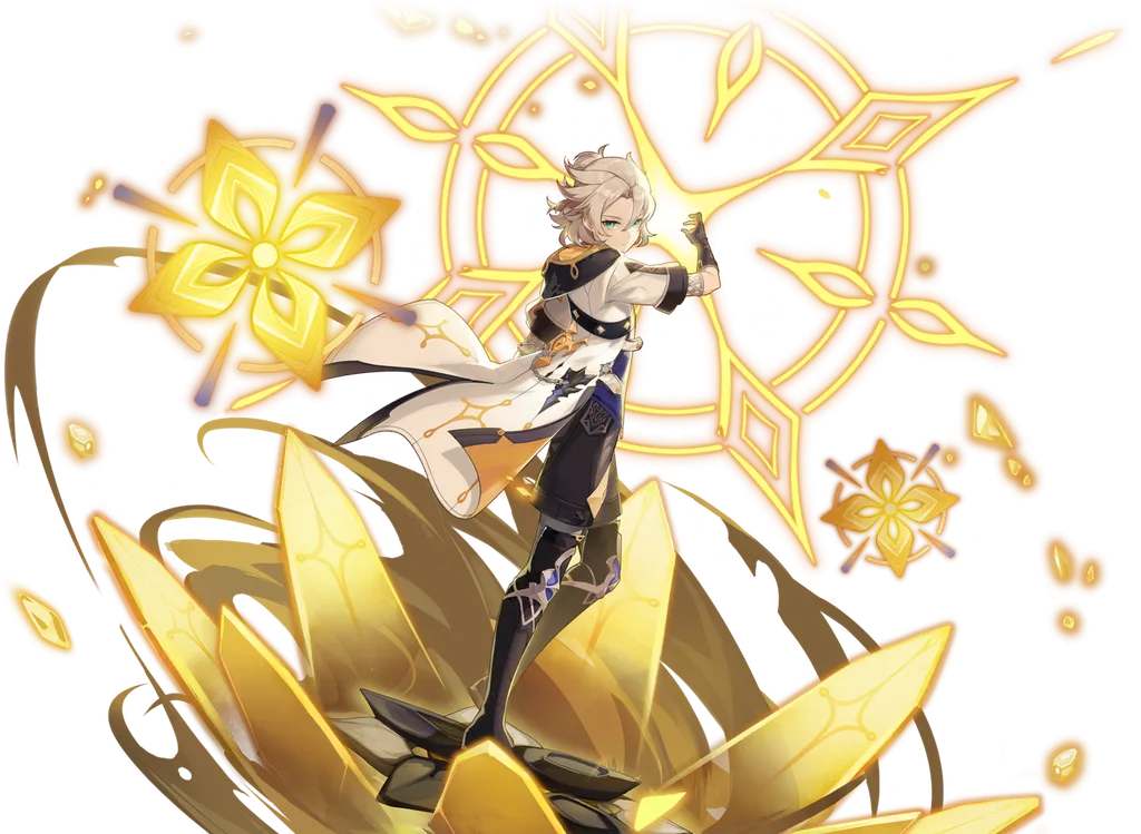 Albedo · Wish splash art from Genshin Impact