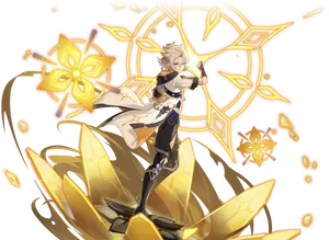 Albedo · Wish splash art from Genshin Impact