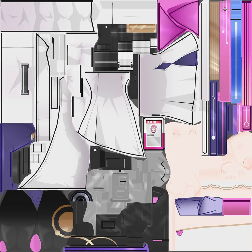Asta · Body1 colour texture from Honkai: Star Rail