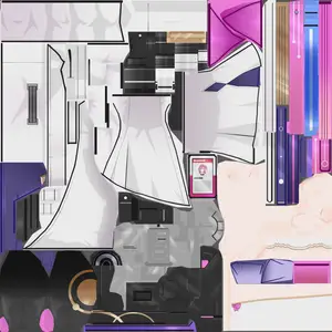 Asta · Body1 colour texture from Honkai: Star Rail