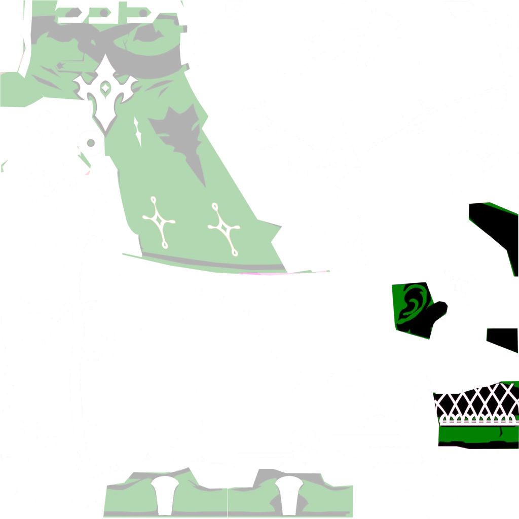 Albedo · Body lightmap texture from Genshin Impact