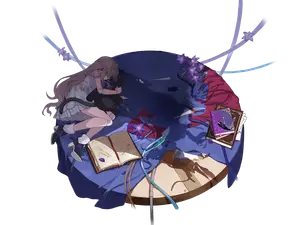 Herta · Splash art (background) from Honkai: Star Rail