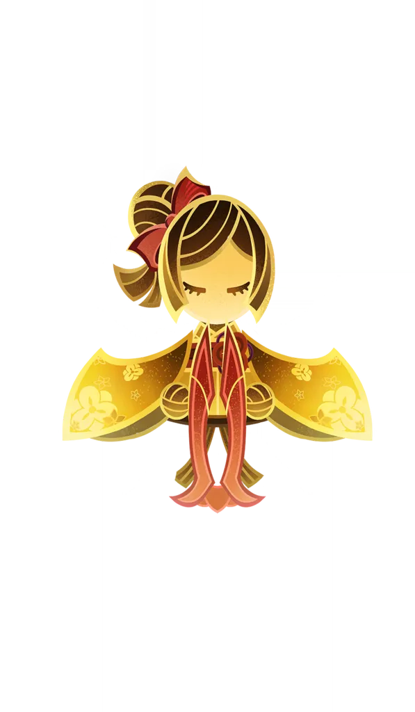 Chiori · TCG summon: Fighting With Her Eyes Shut Tamoto, middle layer from Genshin Impact