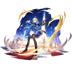 Saber · Splash art