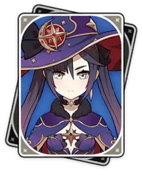 Mona · Character card from Genshin Impact