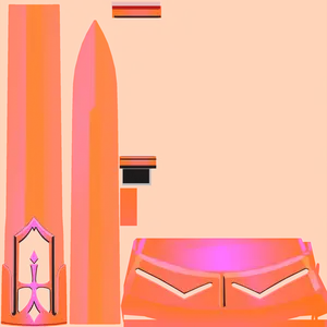 Saber · Weapon lightmap texture