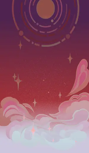 Arlecchino · TCG talent card, background layer