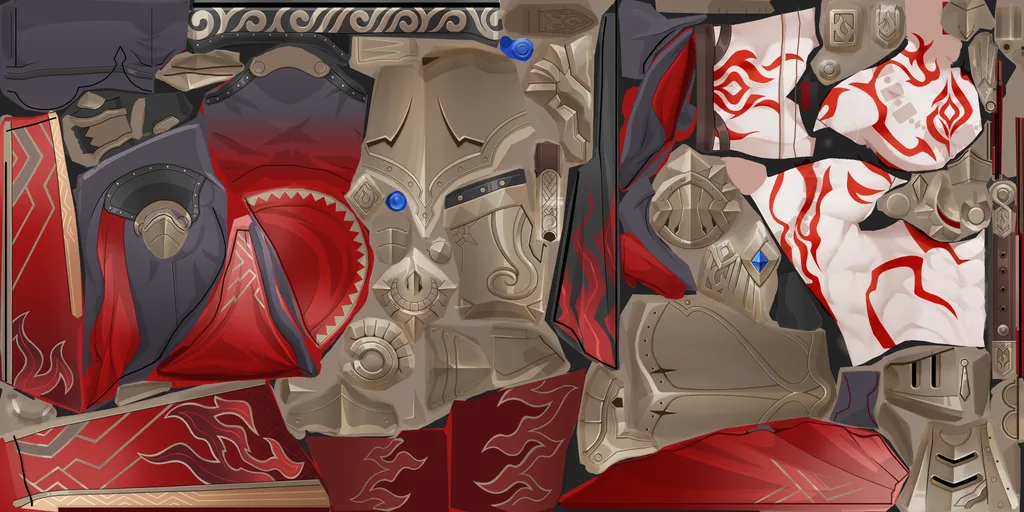 Mydei · Body colour texture from Honkai: Star Rail