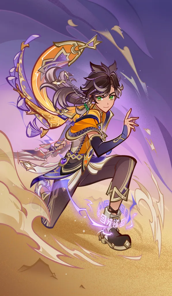 Sethos · TCG card art from Genshin Impact