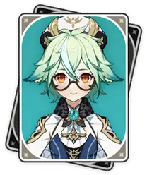 Sucrose · Character card from Genshin Impact