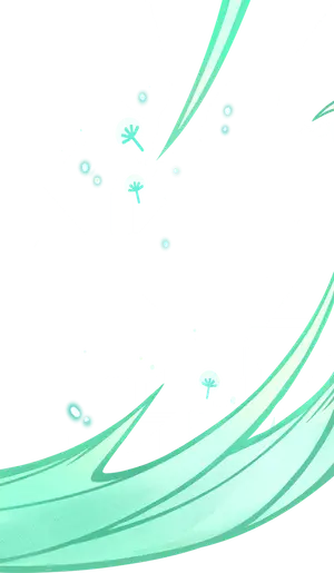 Sucrose · TCG summon: Large Wind Spirit, foreground layer