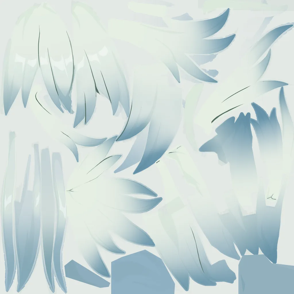 Anaxa · Hair colour texture from Honkai: Star Rail