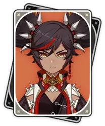 Xinyan · Character card from Genshin Impact