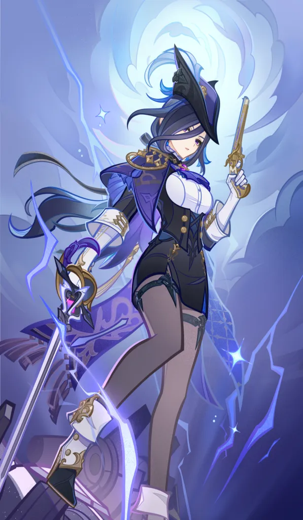 Clorinde · TCG card art from Genshin Impact