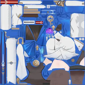 Bronya · Body1 colour texture from Honkai: Star Rail