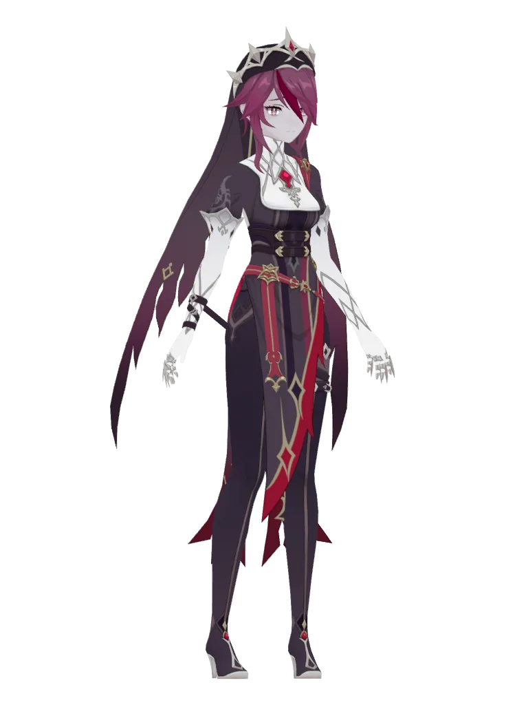 Rosaria · Outfit 3D model from Genshin Impact