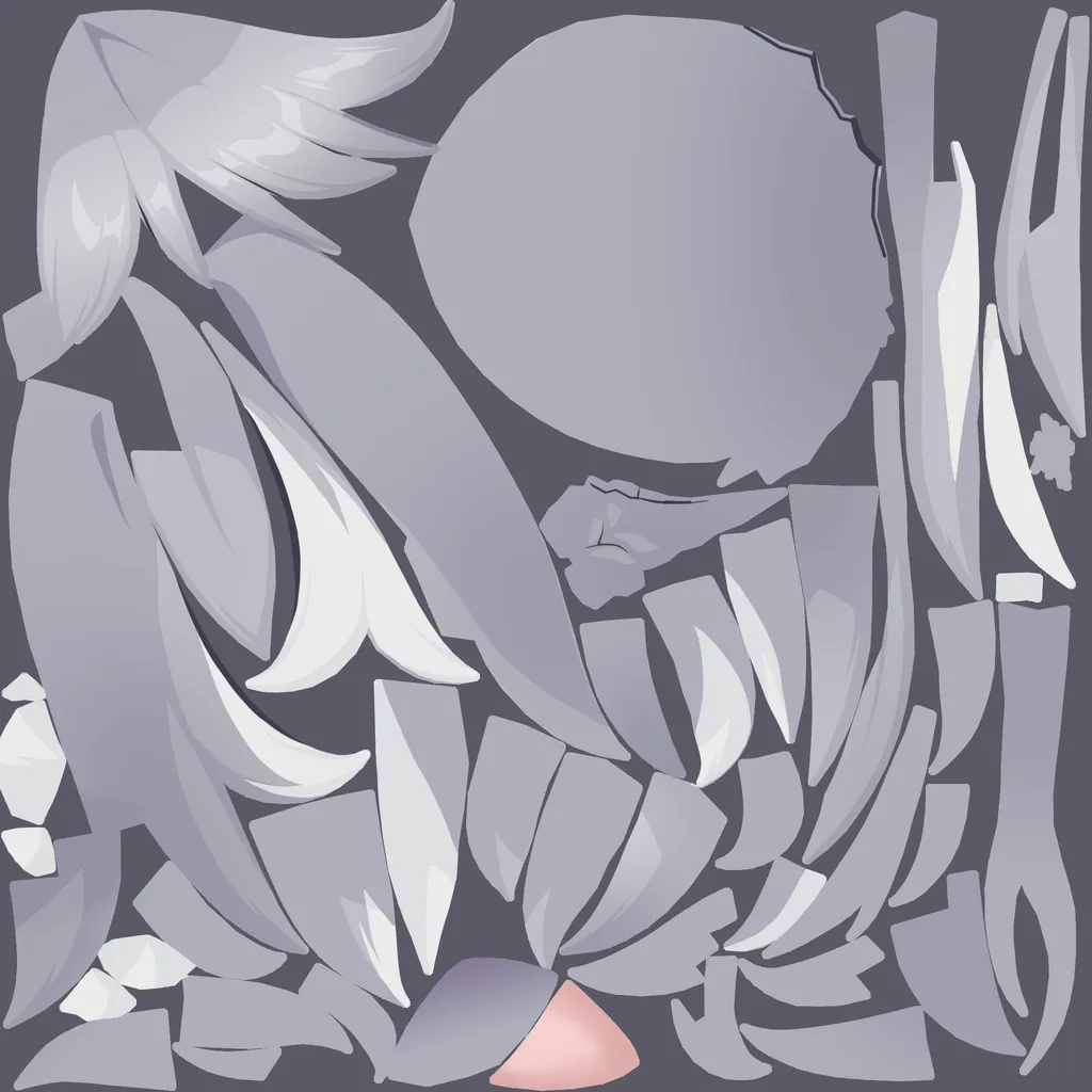 Cipher · Hair colour texture from Honkai: Star Rail