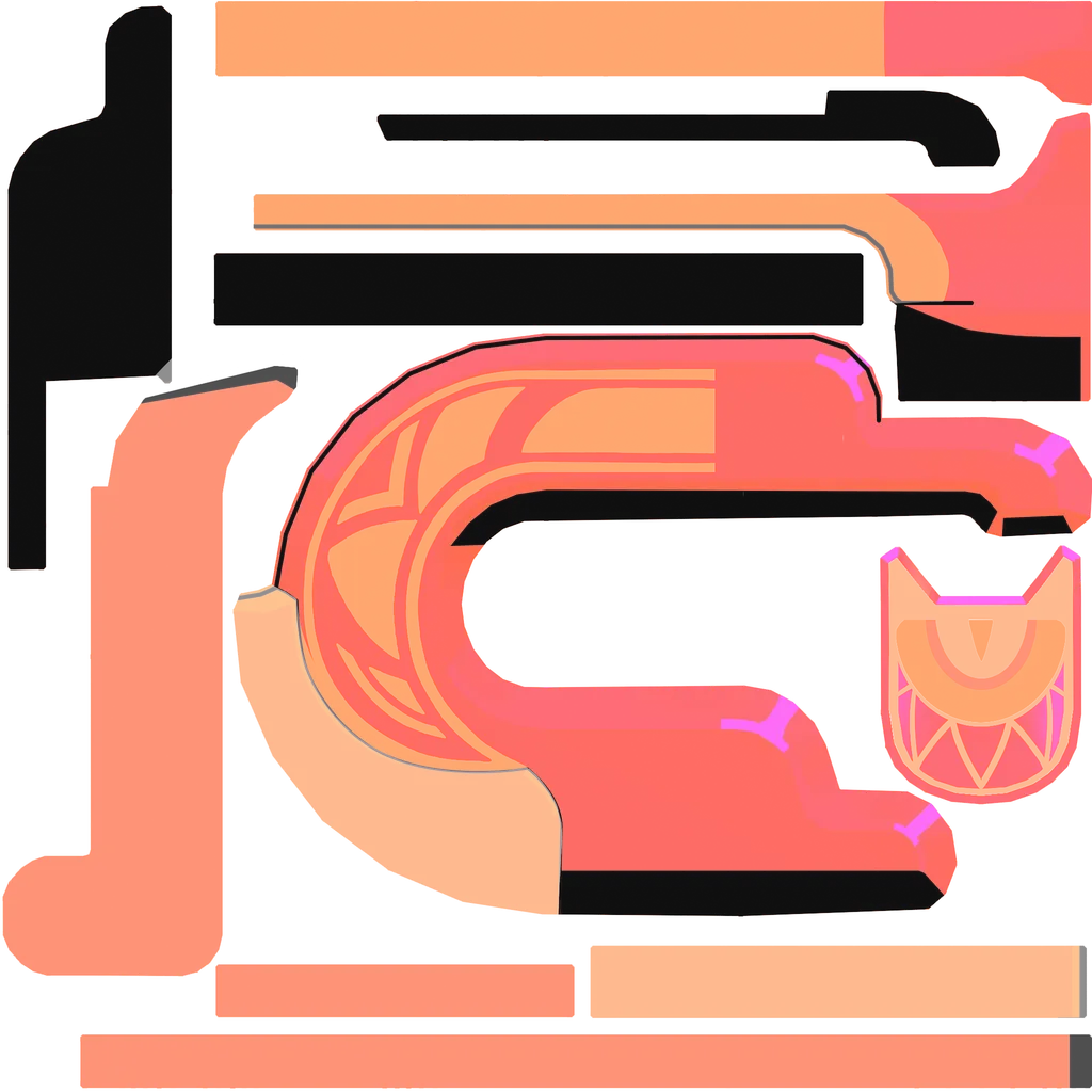 Cipher · Weapon lightmap texture from Honkai: Star Rail