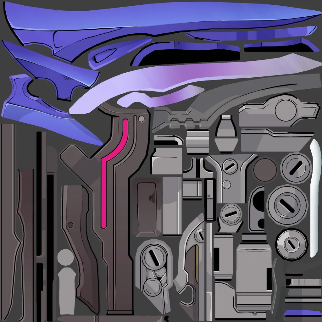 Seele · Weapon colour texture from Honkai: Star Rail
