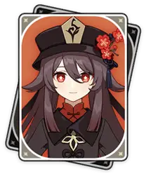 Hu Tao · Character card from Genshin Impact