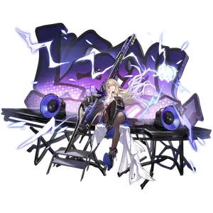 Serval · Splash art from Honkai: Star Rail