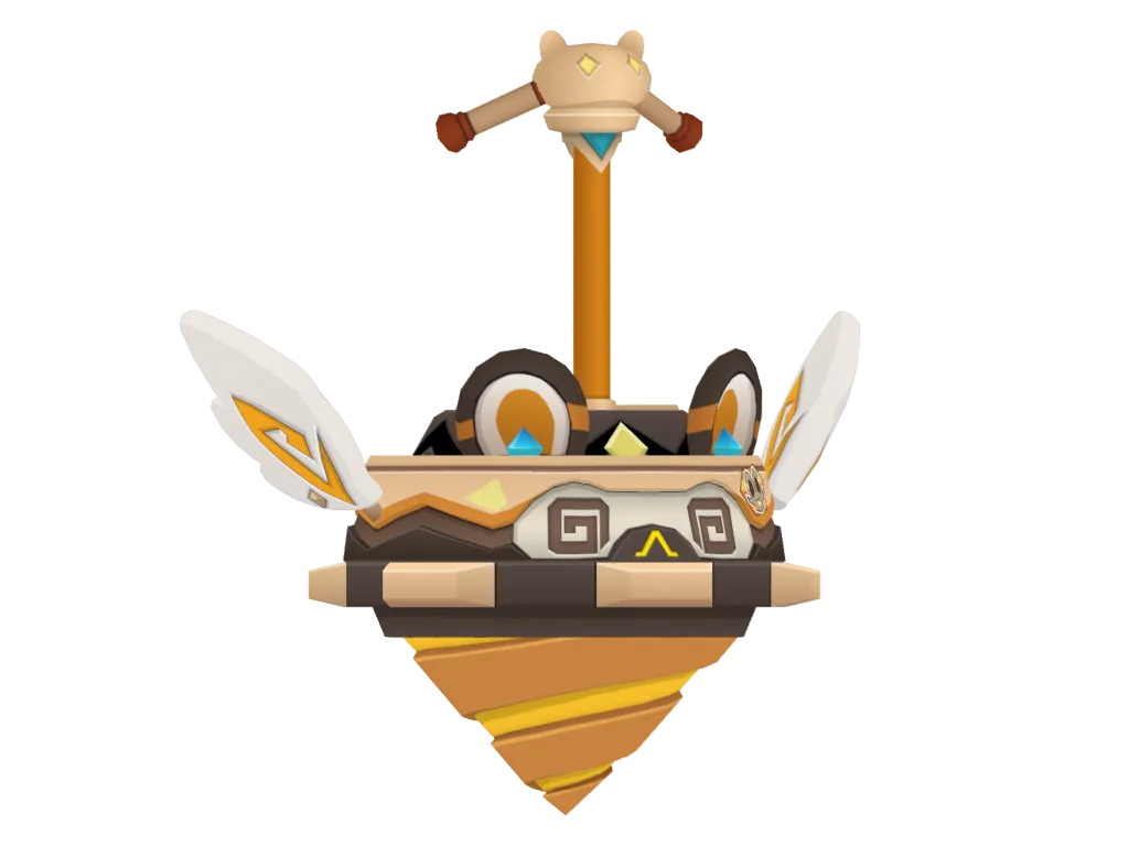 Kachina · Top (skill) 3D model from Genshin Impact