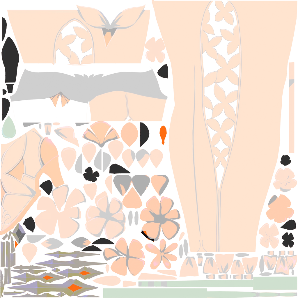 Castorice · Flower lightmap texture from Honkai: Star Rail