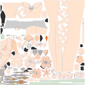 Castorice · Flower lightmap texture from Honkai: Star Rail