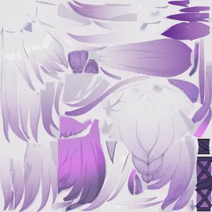 Castorice · Hair colour texture from Honkai: Star Rail